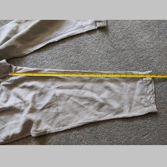 Aritzia Wilfred Allant Cropped Linen Blend Trousers with silk tie, Ashen, Size 2 - Picture 5 of 9